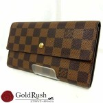 ルイヴィトン LOUIS VUITTON ダミエ　ポルトフォイユインターナショナル　長財布